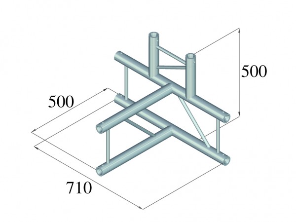 ALUTRUSS BILOCK BQ2-PAT42V 4-Weg T-Stück // ALUTRUSS BILOCK BQ2-PAT42V 4-Way …