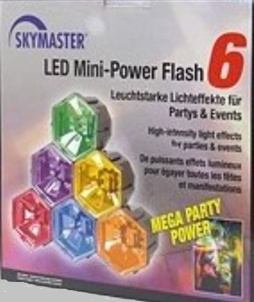 Skymaster LED Mini-Power Flash 6 Lichtorgen