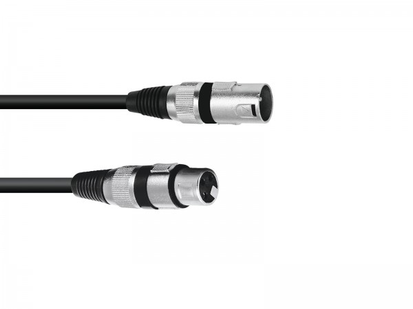 OMNITRONIC XLR Kabel 3pol 0,2m sw // OMNITRONIC XLR cable 3pin 0.2m bk OMNITRONIC XLR Kabel 3pol 0,2m sw // OMNITRONIC XLR cable 3pin 0.2m bk
