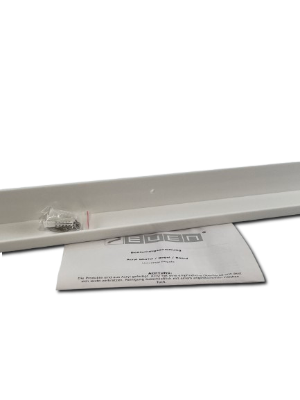 7even Acryl Design Vinyl & Picture Gallery Board 33cm weiss / Wandregal für z.b. Bilder