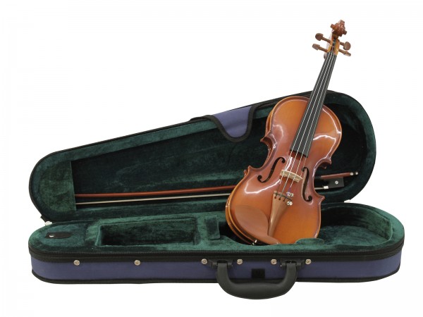 DIMAVERY Violine 1/4 mit Bogen, im Case // DIMAVERY Violin 1/4 with bow in case