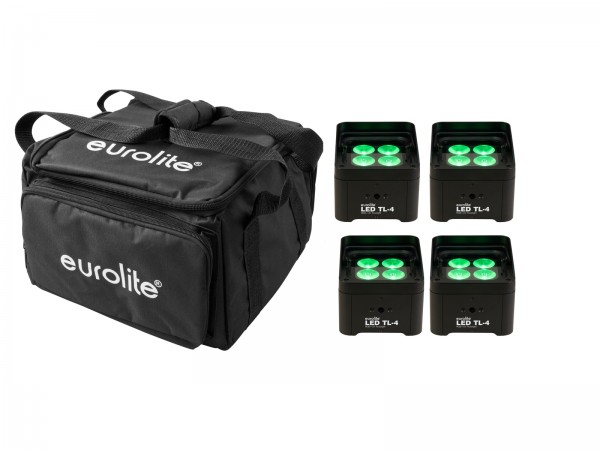 EUROLITE Set 4x LED TL-4 Trusslight + Softbag // EUROLITE Set 4x LED TL-4 Tru…