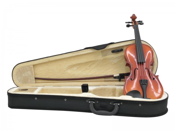 DIMAVERY Violine 1/8 mit Bogen, im Case // DIMAVERY Violin 1/8 with bow in case
