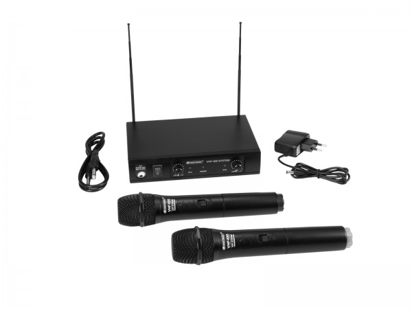 OMNITRONIC VHF-102 Funkmikrofon-System 209.80/205.75MHz // OMNITRONIC VHF-102…