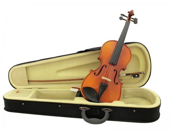 DIMAVERY Violine 3/4 mit Bogen, im Case // DIMAVERY Violin 3/4 with bow in case