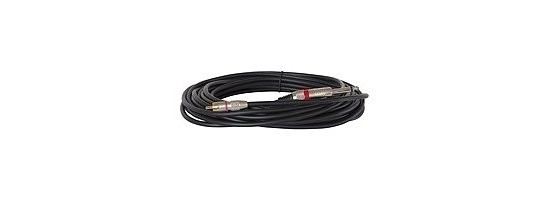 OMNITRONIC Kabel AC-100R Cinchstecker auf Klinken-Stecker mono 6.3 mm, Länge 5 m, rot.