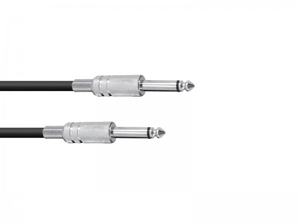 OMNITRONIC Klinkenkabel 6,3 mono 6m sw // OMNITRONIC Jack cable 6.3 mono 6m bk