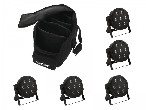 EUROLITE Set 5x LED SLS-7 QCL + Case // EUROLITE Set 5x LED SLS-7 QCL + Case1