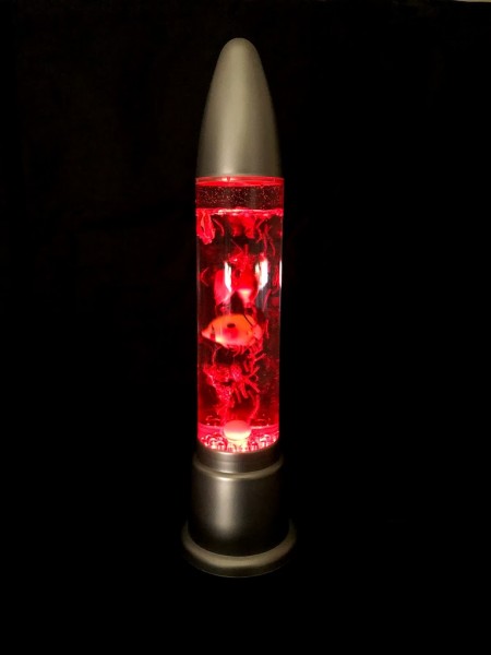 LED Wassersäule ihn rot