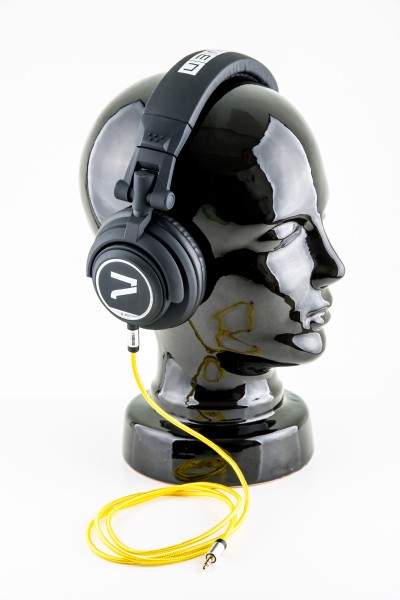7even Kopfhörer schwarz-gelb/ The Headphone black/ yellow