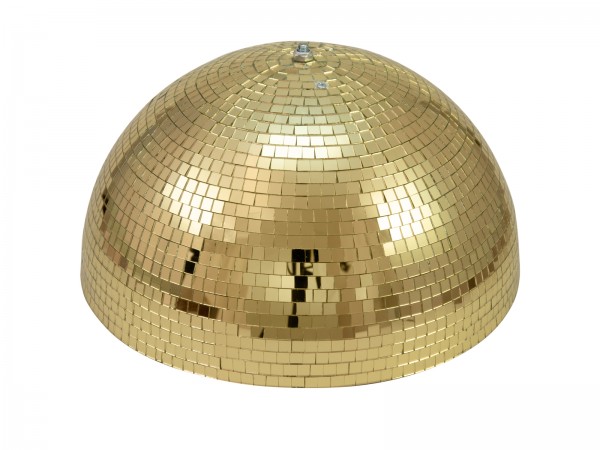 EUROLITE Spiegel-Halbkugel 50cm gold motorisiert // EUROLITE Half Mirror Ball…