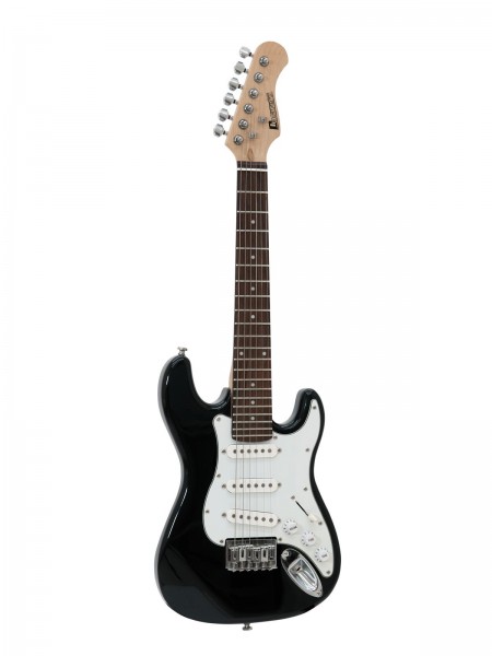 DIMAVERY J-350 E-Gitarre ST schwarz // DIMAVERY J-350 E-Guitar ST sw1