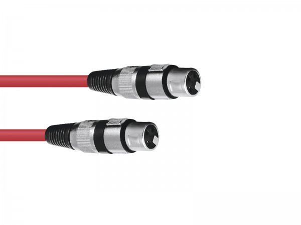 OMNITRONIC XLR Kabel 3pol 1,5m rt // OMNITRONIC XLR cable 3pin 1,5m rd1