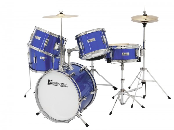 DIMAVERY JDS-305 Kinder Schlagzeug, blau // DIMAVERY JDS-305 Kids Drum Set, blue