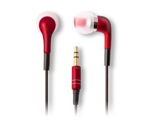 Luxe MicroBud mit Mikrofon – Einzelhandelsverpackung – Rot