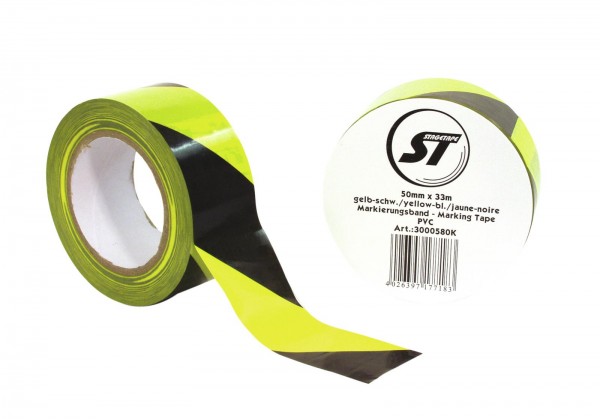 ACCESSORY Markierungsband PVC gelb/sw // ACCESSORY Marking Tape PVC yellow/bl