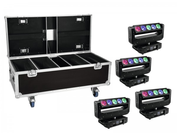 EUROLITE Set 4x LED TMH-X Bar 5 Beam + Case // EUROLITE Set 4x LED TMH-X Bar 5 Beam + Case1