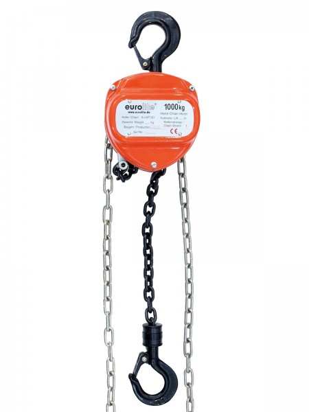 EUROLITE Kettenzug 6M/1.0T // EUROLITE Chain Hoist 6M/1.0T