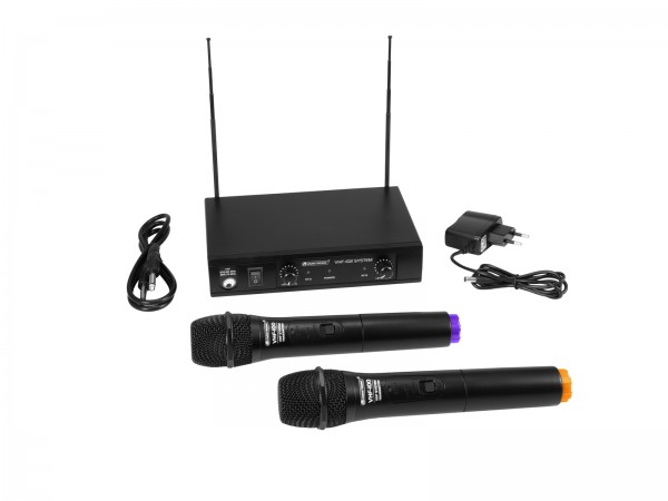 OMNITRONIC VHF-102 Funkmikrofon-System 212.35/200.10MHz // OMNITRONIC VHF-102…
