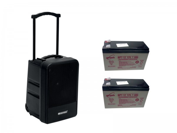 OMNITRONIC Set MOM-10BT4 Modular-Drahtlos-PA-System + 2x Akku // OMNITRONIC Set MOM-10BT4 Modular wireless PA system + 2x Battery1