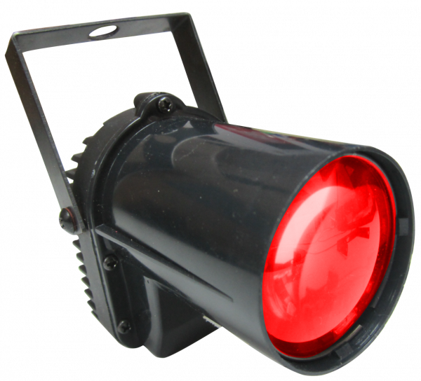 LED-Pinspot RGB Farbig mit Fernbedienung