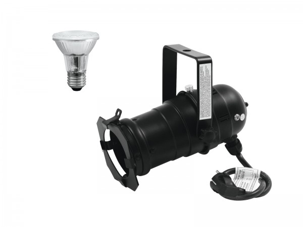 EUROLITE Set PAR-20 Spot sw + PAR-20 230V SMD 6W E-27 LED 3000K // EUROLITE Set PAR-20 Spot bk + PAR-20 230V SMD 6W E-27 LED 3000K1