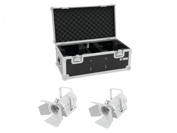 EUROLITE Set 2x LED THA-40PC ws + Case // EUROLITE Set 2x LED THA-40PC wh + Case