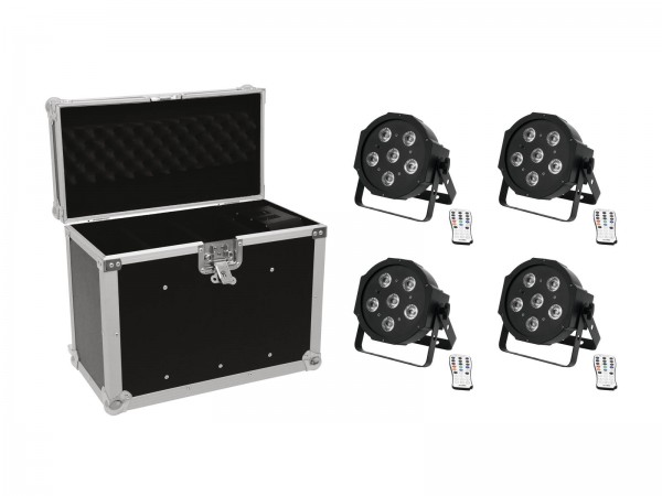 EUROLITE Set 4x LED SLS-603 + Case EC-SL4M Größe M // EUROLITE Set 4x LED SLS-603 + Case EC-SL4M size M1