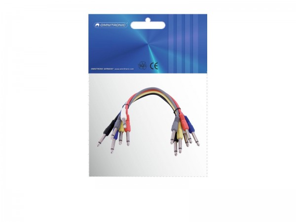 OMNITRONIC Klinkenkabel 6,3 Patchcord mono 6x0,6m // OMNITRONIC Jack cable 6.3 Patchcord mono 6x0.6m3