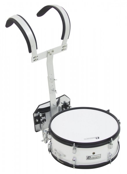 DIMAVERY MS-200 Marsch-Snare, weiß // DIMAVERY MS-200 Marching Snare, white