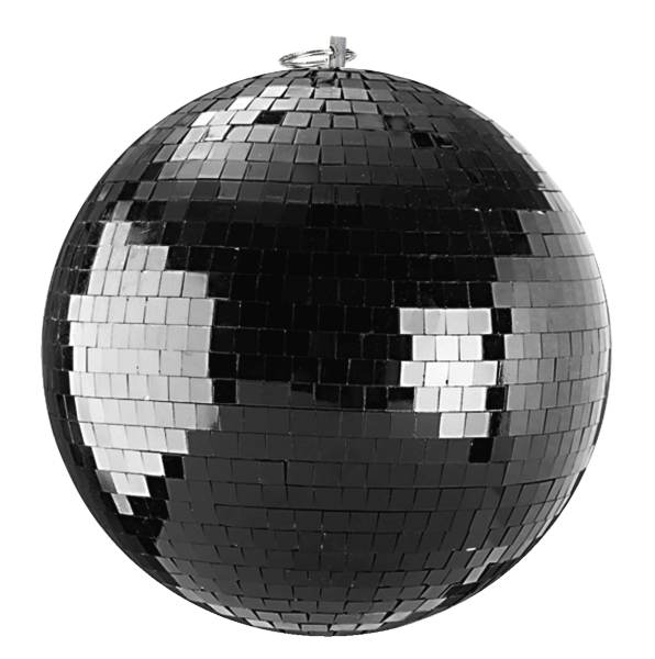 Spiegelkugel 20cm schwarz // Discokugel – Mirrorball 20cm black