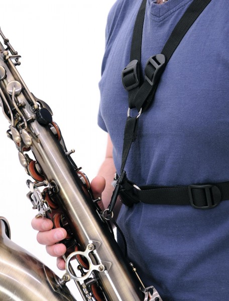 DIMAVERY Umhängegurt für Saxophone // DIMAVERY Saxophone Neck-belt