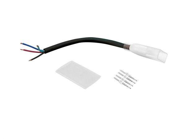 EUROLITE LED Neon Flex 230V Slim RGB Anschlusskabel mit offenen Enden // EURO…