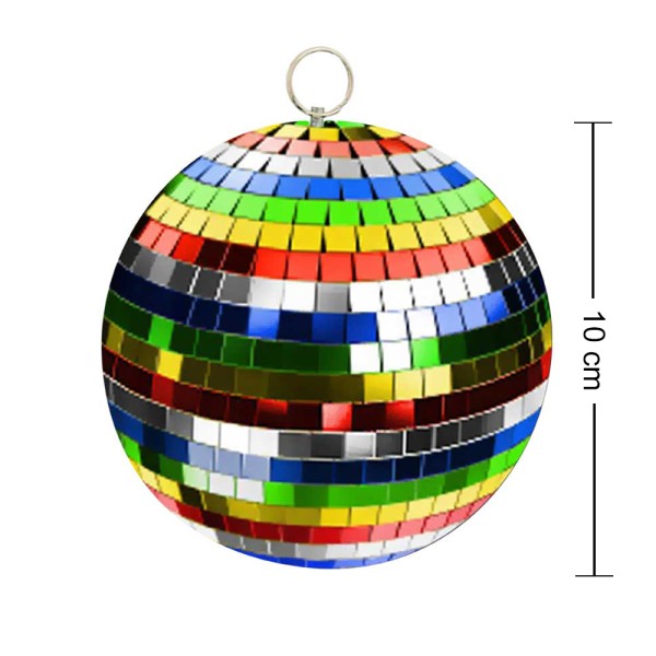 Discokugel 10cm Multicolor / Mirrorball 10cm Multicolor