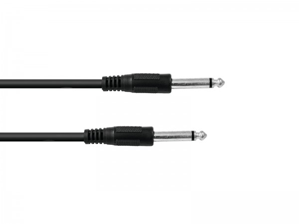 OMNITRONIC Klinkenkabel 6,3 mono 0,5m sw // OMNITRONIC Jack cable 6.3 mono 0.5m bk1