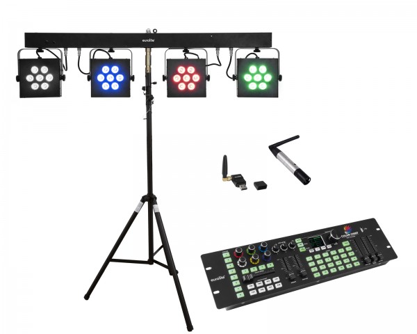 EUROLITE Set LED KLS-3002 + Controller + STV-40S-WOT Stahlstativ // EUROLITE Set LED KLS-3002 + Controller + STV-40S-WOT Steel stand1