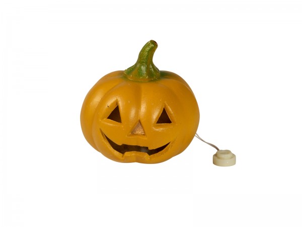 EUROPALMS Halloween Kürbis, beleuchtet, 12cm // EUROPALMS Halloween Pumpkin i…