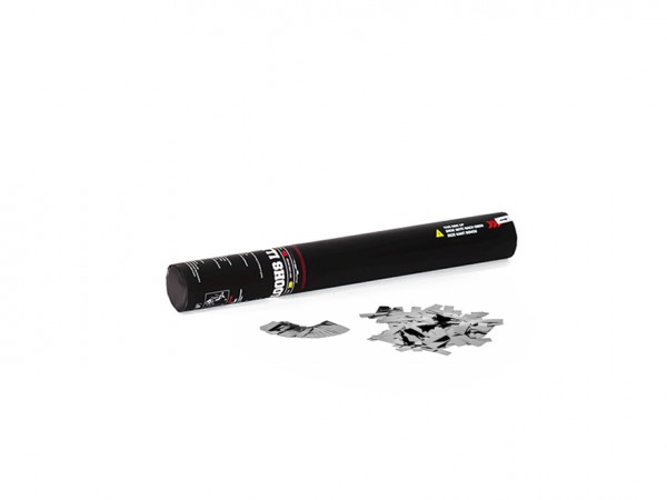 TCM FX Konfetti-Shooter 28cm, silber // TCM FX Handheld Confetti Cannon 28cm,…