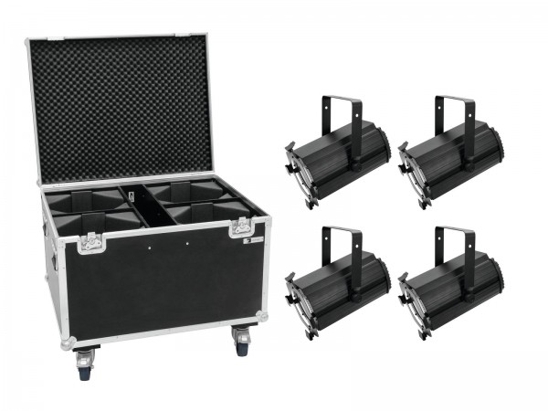 EUROLITE Set 4x LED THA-120PC Theater-Spot + Case // EUROLITE Set 4x LED THA-…