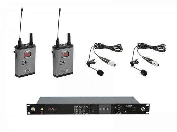 PSSO Set WISE TWO + 2x BP + 2x Lavalier 638-668MHz // PSSO Set WISE TWO + 2x BP + 2x Lavalier 638-668MHz1