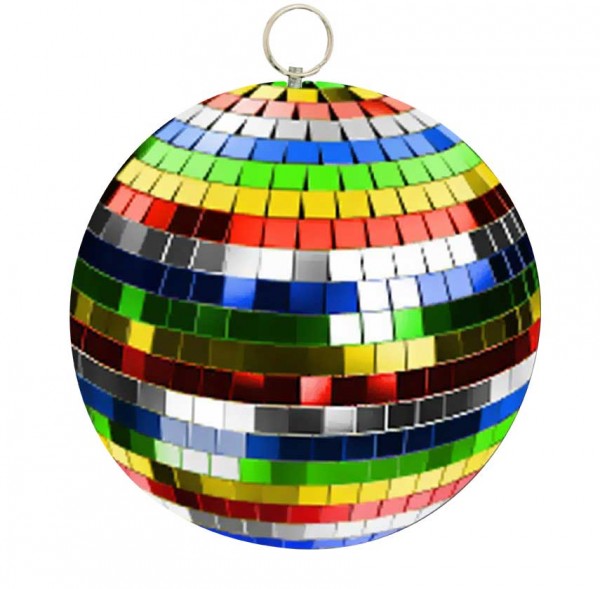 Discokugel 20cm Multicolor / Mirrorball 20cm Multicolor