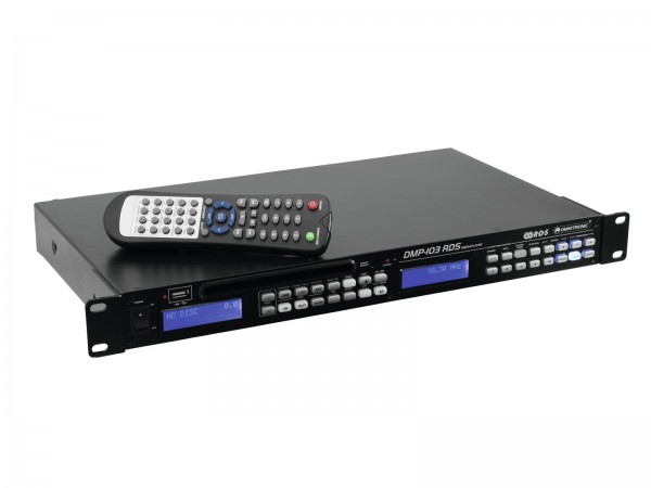 OMNITRONIC DMP-103RDS Mediaplayer // OMNITRONIC DMP-103RDS Media Player1