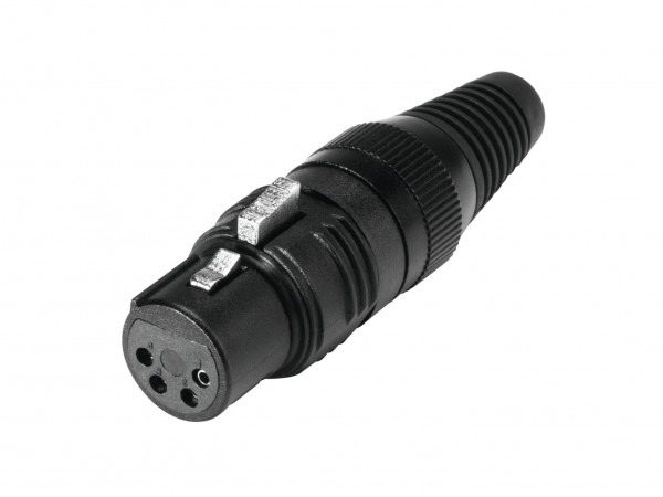 HICON XLR Buchse 4pol HI-X4CF-G // HICON XLR socket 4pin HI-X4CF-G