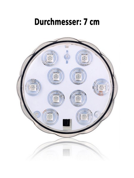 LED Untersetzer mit Fernbedienung (Doppelpack!) 2 Stück