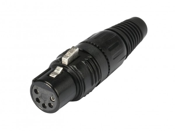 HICON XLR Buchse 5pol HI-X5CF-B // HICON XLR socket 5pin HI-X5CF-B