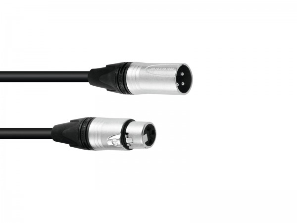 PSSO DMX Kabel XLR 3pol 5m sw Neutrik // PSSO DMX cable XLR 3pin 5m bk Neutrik