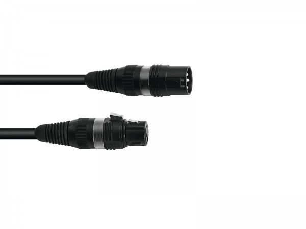 SOMMER CABLE DMX Kabel XLR 3pol 1m sw Hicon // SOMMER CABLE DMX cable XLR 3pi…