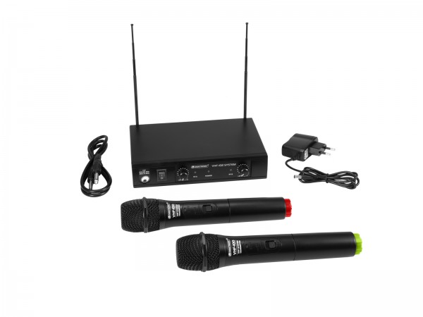 OMNITRONIC VHF-102 Funkmikrofon-System 215.85/207.55MHz // OMNITRONIC VHF-102 Wireless Mic System 215.85/207.55MHz1