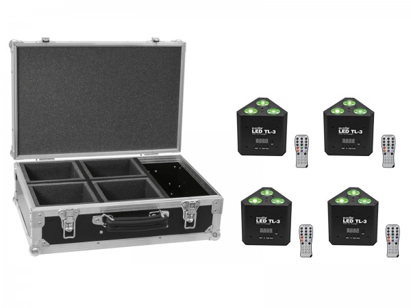 EUROLITE Set 4x LED TL-3 RGB+UV Trusslight + Case // EUROLITE Set 4x LED TL-3 RGB+UV Trusslight + Case1