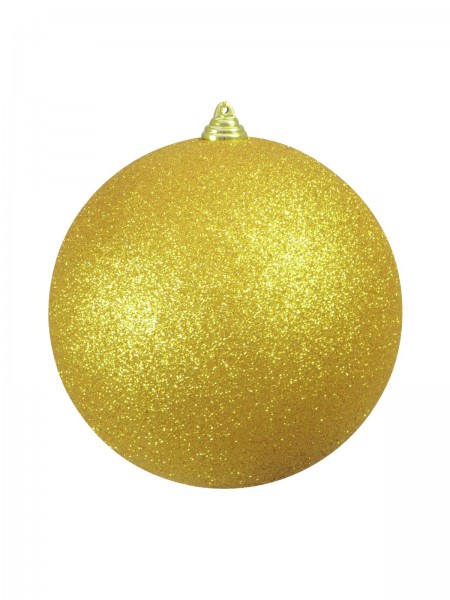 EUROPALMS Dekokugel 20cm, gold, glitzer // EUROPALMS Deco Ball 20cm, gold, gl…